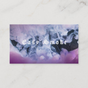 Winter Smoke Vape Shop Business Card