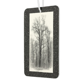 Winter Snow and Poplar Trees Air Freshener