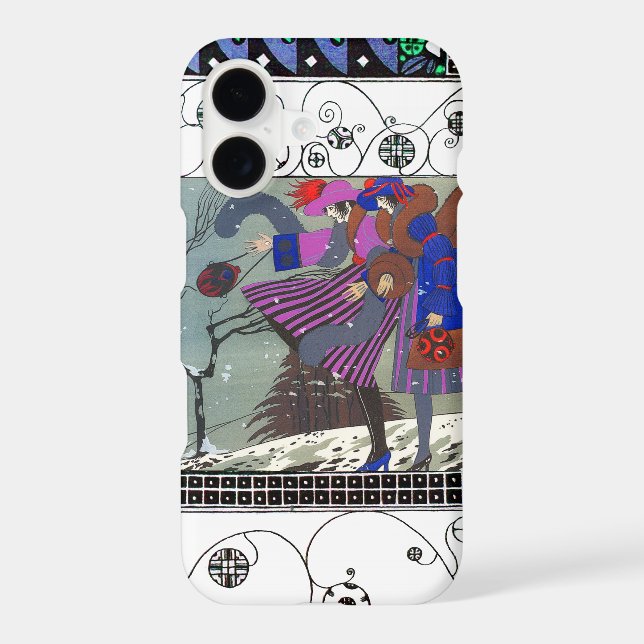 WINTER SNOW AND SWIRLS / FASHION COSTUME DESIGNER (Back)