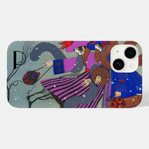 WINTER SNOW  ART DECO FASHION MONOGRAM Case-Mate iPhone 14 CASE
