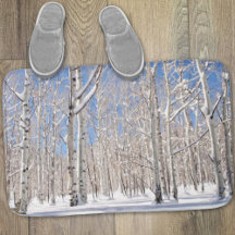 Winter Snow Aspen Tree Forest Landscape
