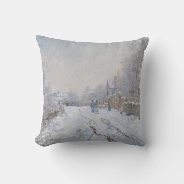 Winter Snow at Argeteuil Cushion (Front)