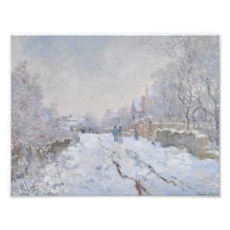 Winter Snow at Argeteuil Photo Print