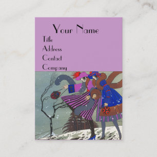 WINTER SNOW / BEAUTY FASHION COSTUME DESIGNER BUSINESS CARD