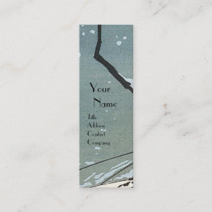 WINTER SNOW / BEAUTY FASHION COSTUME DESIGNER MINI BUSINESS CARD