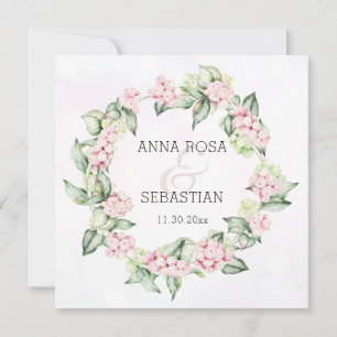 *~* Winter Snow Berry AR12 QR RSVP Boho Wedding Invitation