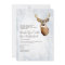 Winter Snow Camo Hunting Deer Wedding Invitations