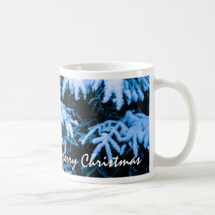 Winter Snow Christmas Tree Coffee Mug
