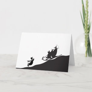Winter Snow Day Birthday Card