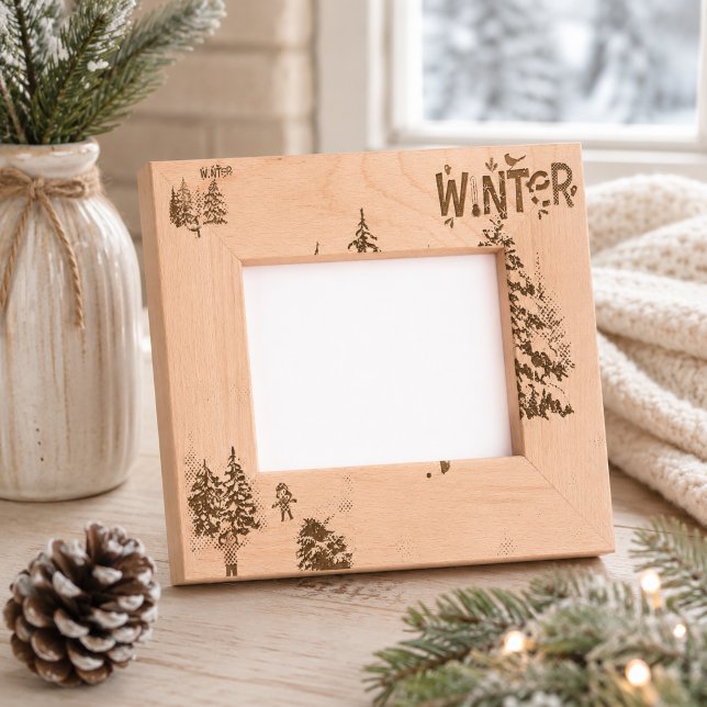 Winter Snow Day Picture Frame (Creator Uploaded)