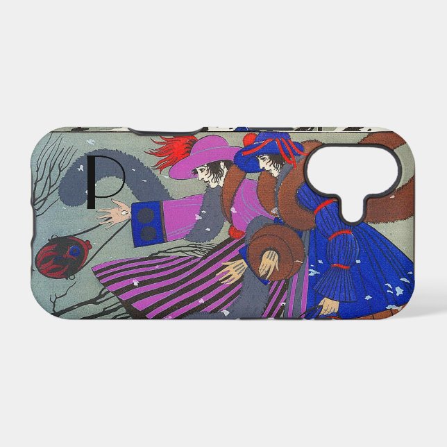 WINTER SNOW FASHION MONOGRAM (Back (Horizontal))