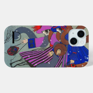 WINTER SNOW FASHION MONOGRAM iPhone 15 CASE