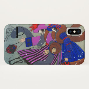 WINTER SNOW FASHION MONOGRAM iPhone X CASE