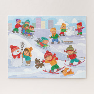 Winter Snow Fun Puzzle