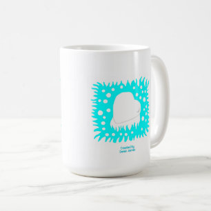 Winter Snow Heart Coffee Mug
