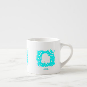 Winter Snow Heart Espresso Mug