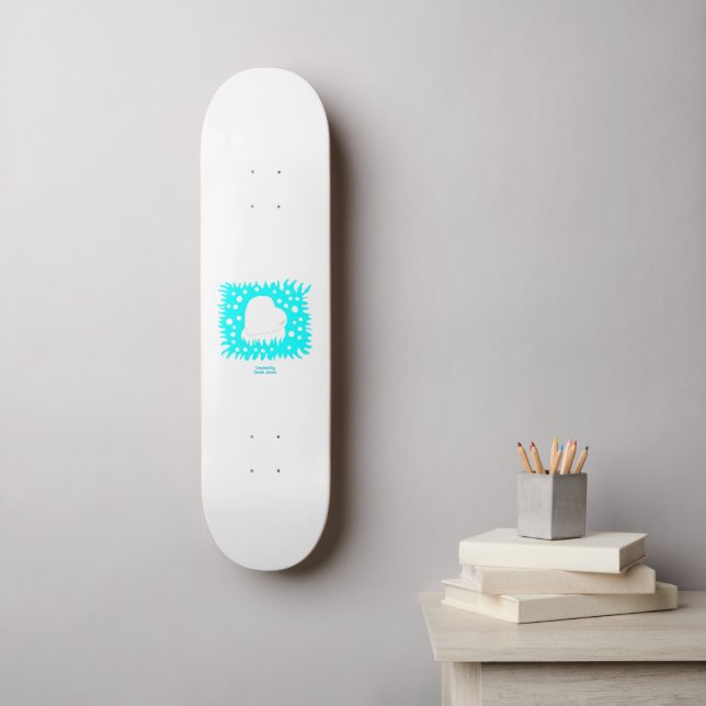 Winter Snow Heart Skateboard (Wall Art)