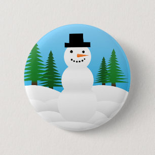 Winter Snow Holiday Tree Party Destiny Celebration 6 Cm Round Badge