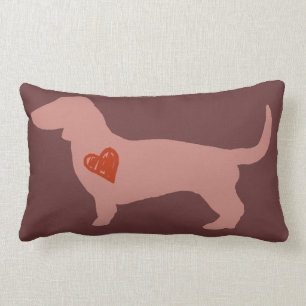 Winter Snow Horses in Barn Lumbar Cushion