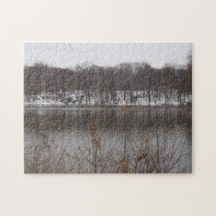 Winter Snow in Central Park New York City NYC Jigsaw Puzzle