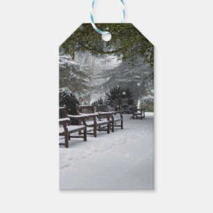 Winter Snow in the Park Gift Tags