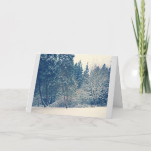 Winter Snow in Wilsonville, Oregon Card