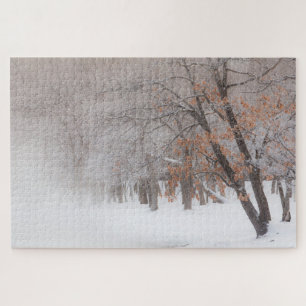 Winter Snow   Lake Kussharo Jigsaw Puzzle