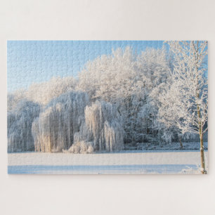 Winter Snow Landscape, 1014 pieces Jigsaw Puzzle