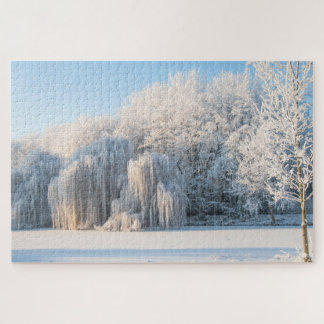 Winter Snow Landscape, 1014 pieces Jigsaw Puzzle