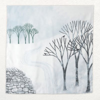 Winter Snow Landscape Painting