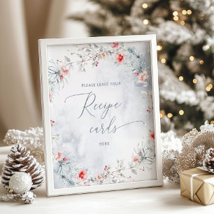 Winter Snow leave your recipe card here Poster