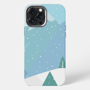 Winter Snow Mountain Landscape iPhone 13 Pro Max Case