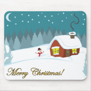 Winter Snow Mouse Pad