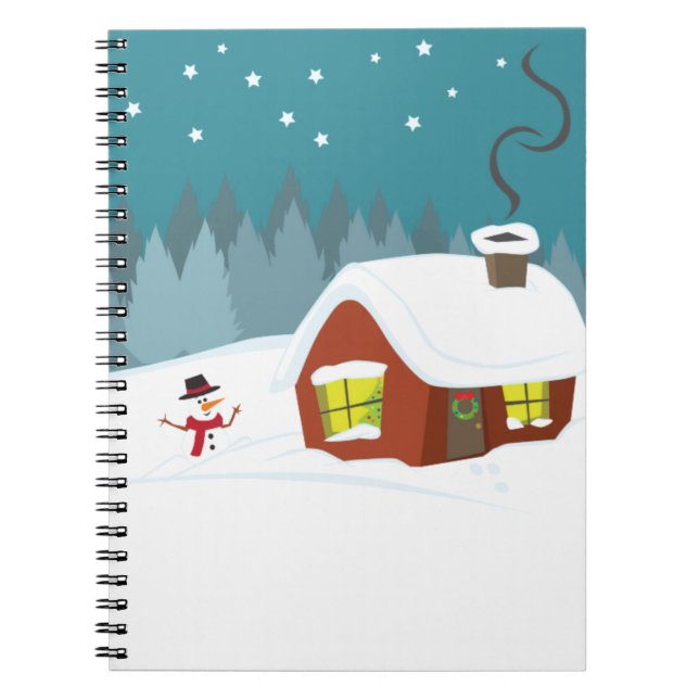 Winter Snow Notebook (Front)