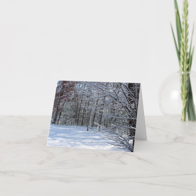 Winter Snow Notecard (Front)