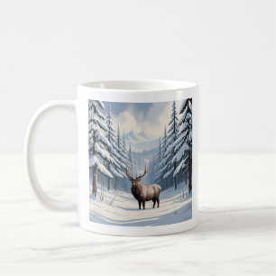 Winter Snow Pine Ceramic Mug (11oz)