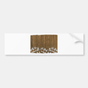 Winter Snow Snowman Peace Love Destiny Bumper Sticker