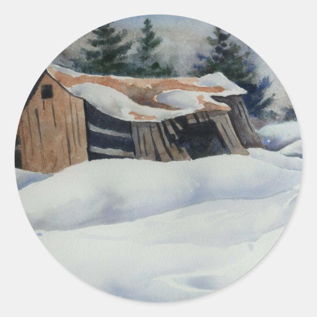 Winter Snow Sticker (Front)