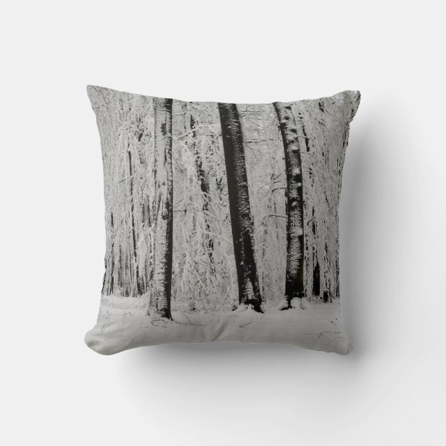Winter Snow Trees   -     - Cushion (Front)