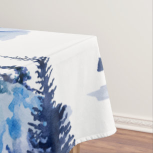 Winter Snow Wedding Tablecloth