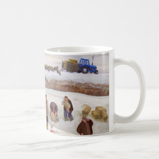Winter Snowfall Coffee Mug (Right)