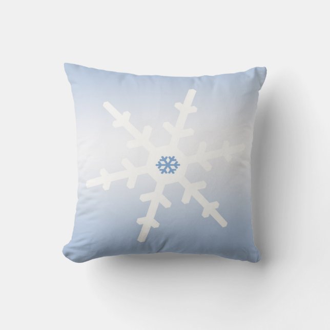Winter Snowflake Cushion (Front)