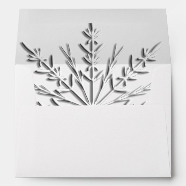 Winter Snowflake Envelopes (Back (Bottom))