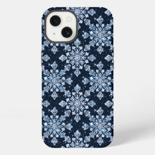 Winter Snowflake Frost Aesthetic Design iPhone 13 Case