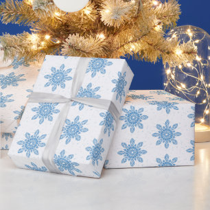 Winter Snowflake Gift Wrapping Paper