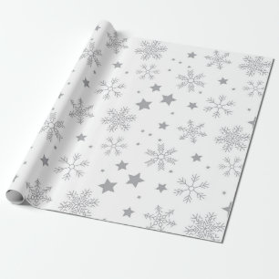 Winter Snowflake Gift Wrapping Paper