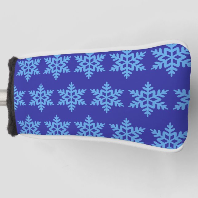 Winter Snowflake Golf Head Cover (Front)