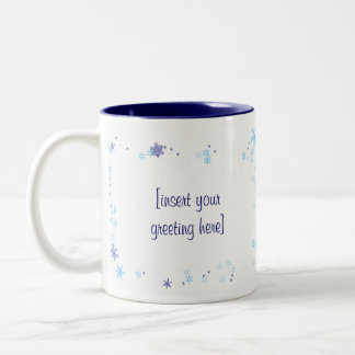 Winter Snowflake Mug (customisable)