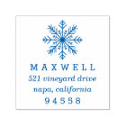 Winter Snowflake Return Address