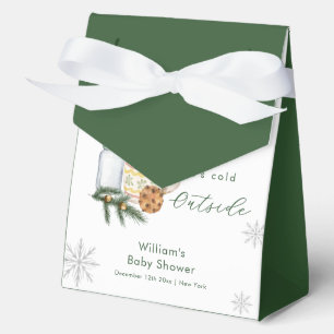 Winter Snowflake S'more Cookie Baby Shower Favour Box
